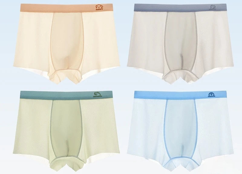 4PCS Breathable Boys Comfort Antibacteria Underwear