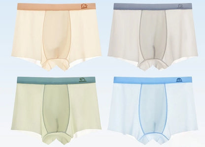 4PCS Breathable Boys Comfort Antibacteria Underwear