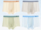 4PCS Breathable Boys Comfort Antibacteria Underwear