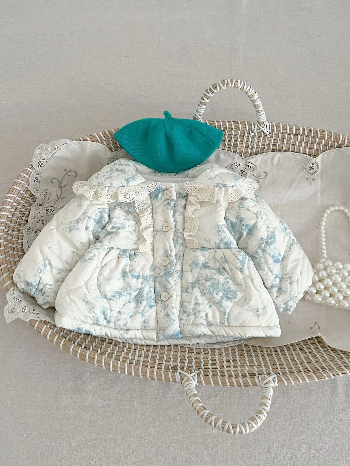 Infant Baby Girls Long Sleeve Cotton Jumpsuit