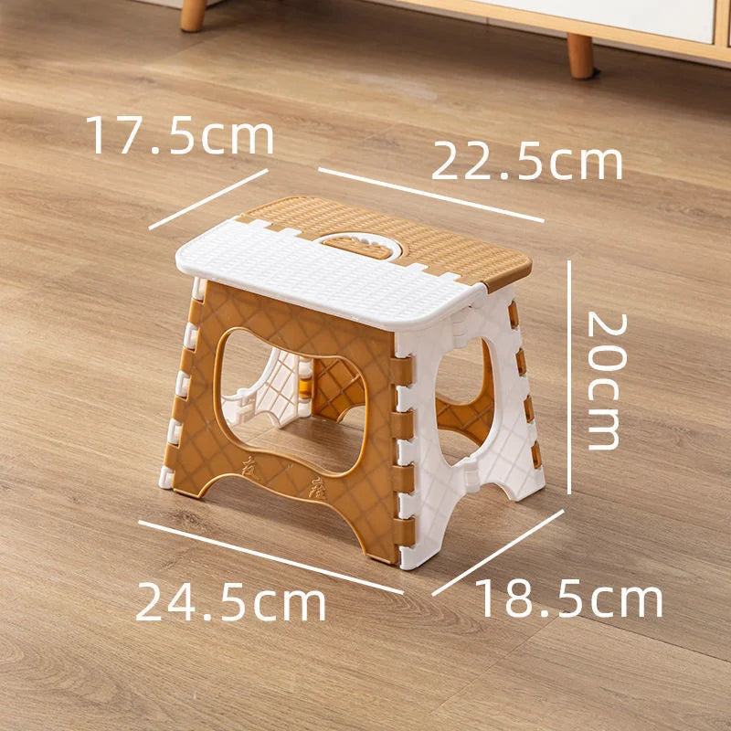 Thickened Mini Plastic Folding Stool Portable