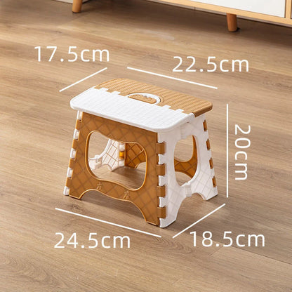 Thickened Mini Plastic Folding Stool Portable