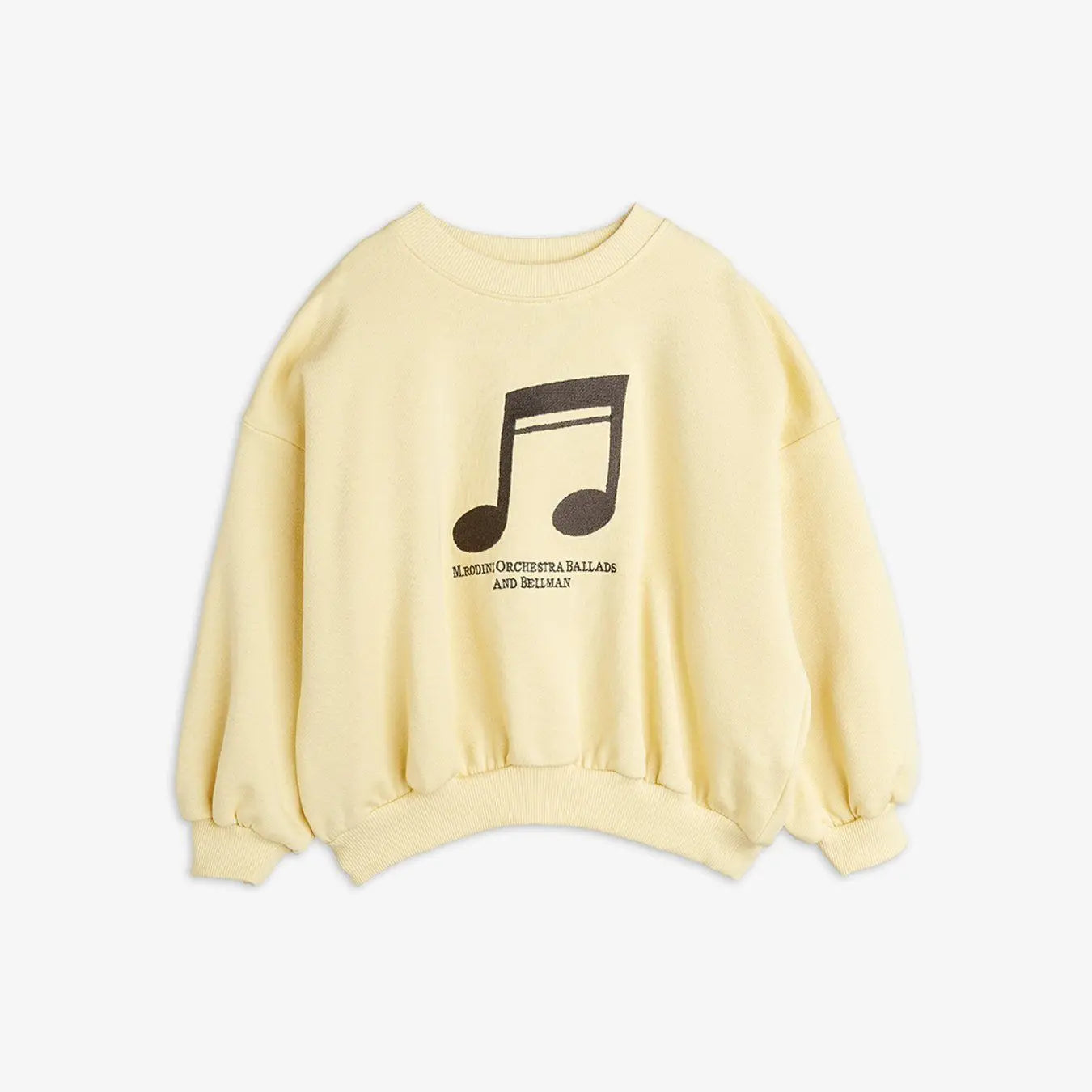Nordic Style Music Symbol Printed Dress Sweatershirt