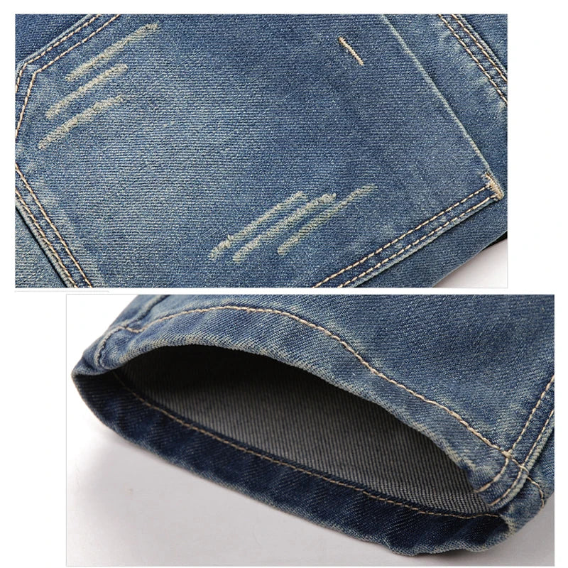 Ripped Plus Size Jeans for Men Fashion