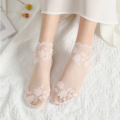 Women's Lace  Ankle Cut Sock