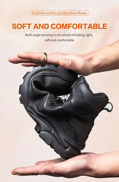 Men's Safety Work Boots Steel Toe Indestructible