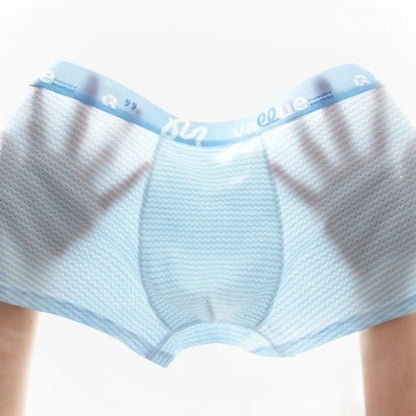 4PCS Teen Boys Mesh Breathable Antibacterial Underwear