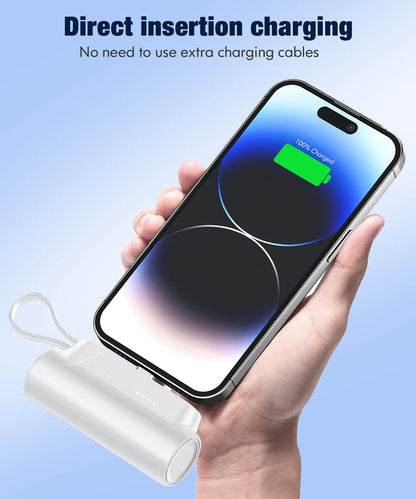 Small USB-C Portable Charger, 8000mAh Portable Charger