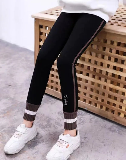 Kids' Thermal Fleece-Lined Thickened Leggings