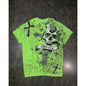 American retro black short sleeved T-shirt men