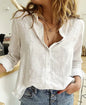 Vintage Cotton Linen Casual Tops Womens Fashion