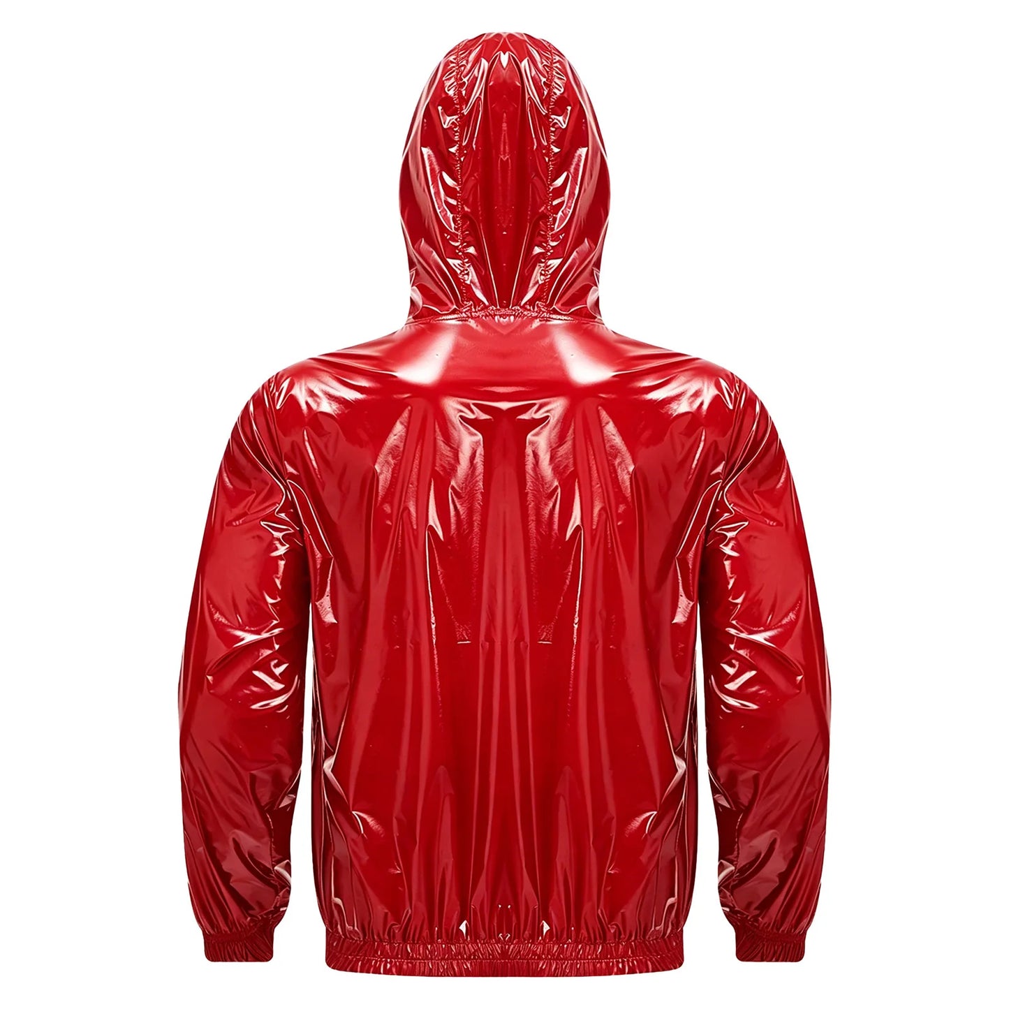 Mens Waterproof Hooded Breathable Raincoat