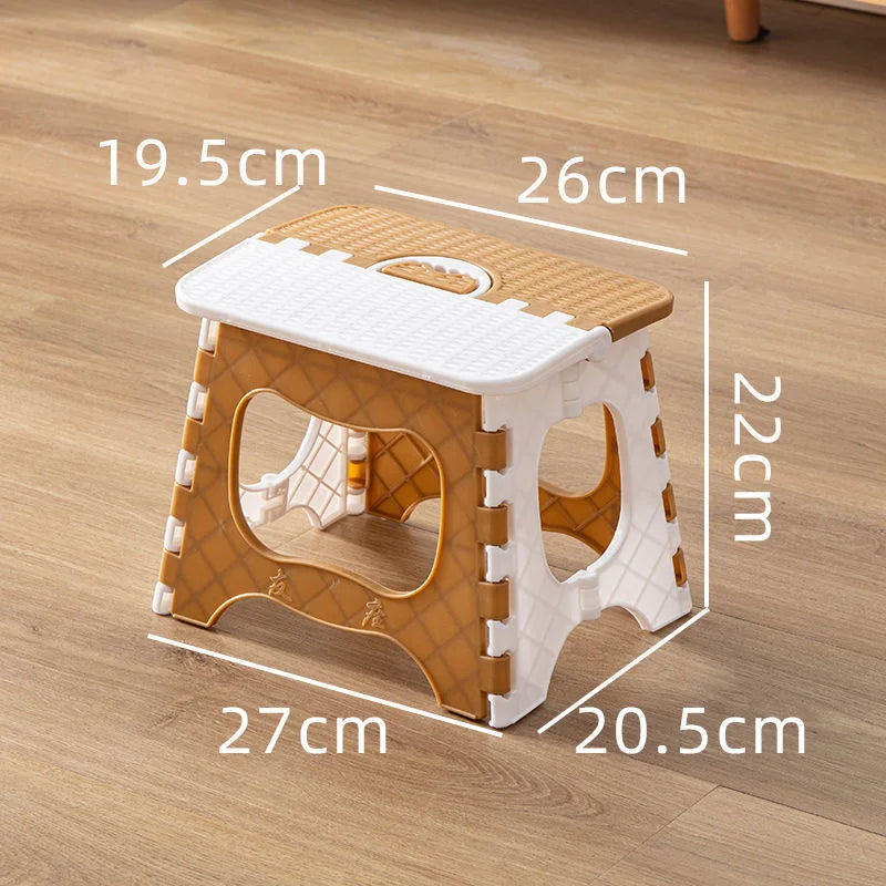 Thickened Mini Plastic Folding Stool Portable