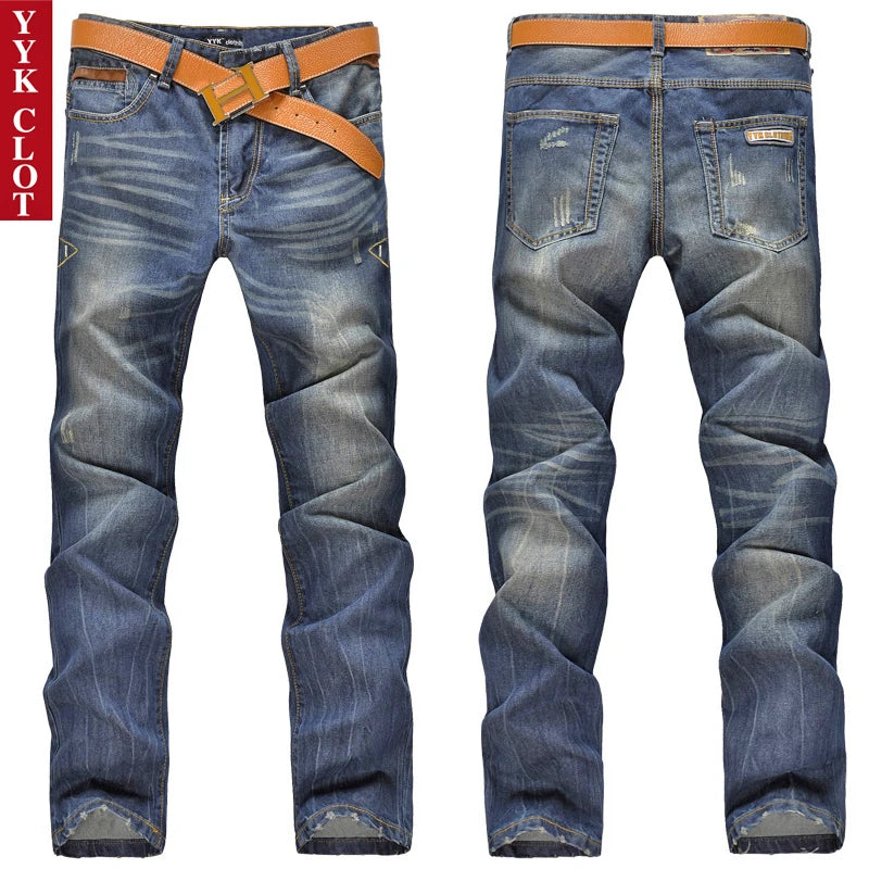 Ripped Plus Size Jeans for Men Fashion