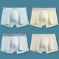 4PCS Teen Boys Cotton Antibacterial Underwear Cartoon Breathable