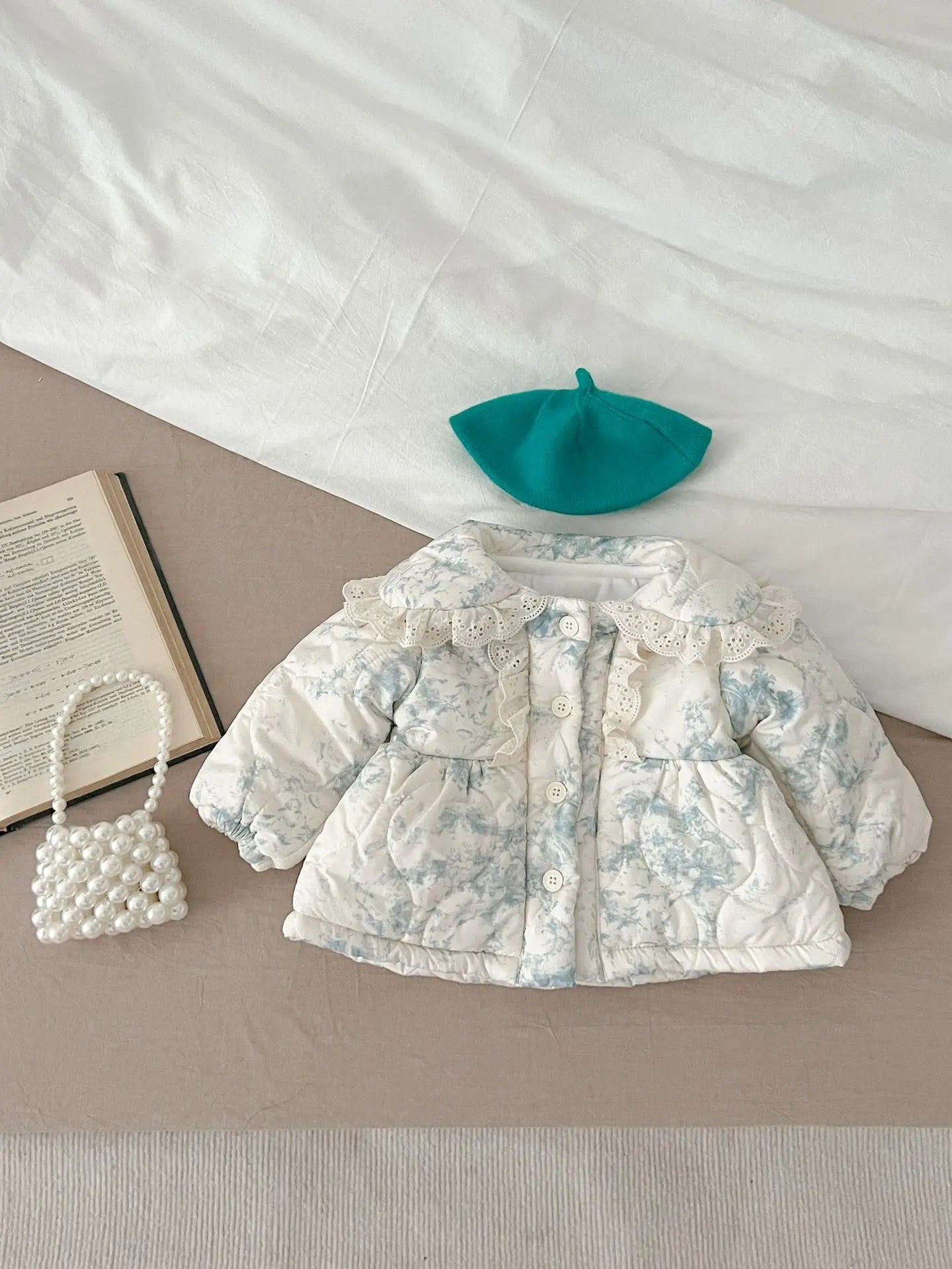 Infant Baby Girls Long Sleeve Cotton Jumpsuit