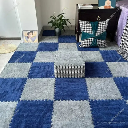 12Pcs Thickened Foam Interlocking Carpet Puzzle Mat Rug