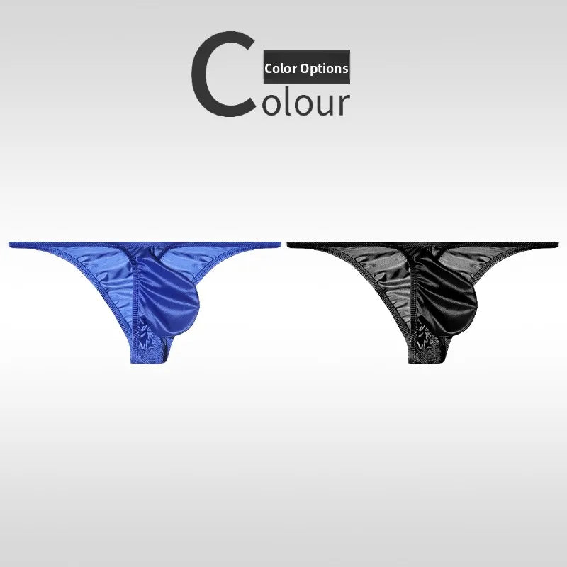 Low Waist Ice Silk Smooth Men's e Underwear