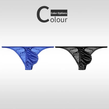 Low Waist Ice Silk Smooth Men's e Underwear