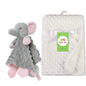 Personalized Baby Security Blanket Comforter Tags Rattles