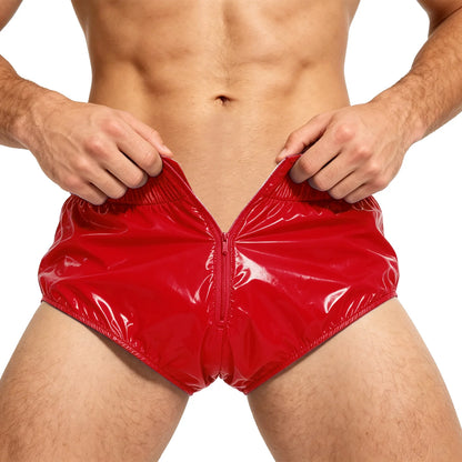 Mens Waterproof Diaper Cover Front Zipper Briefs