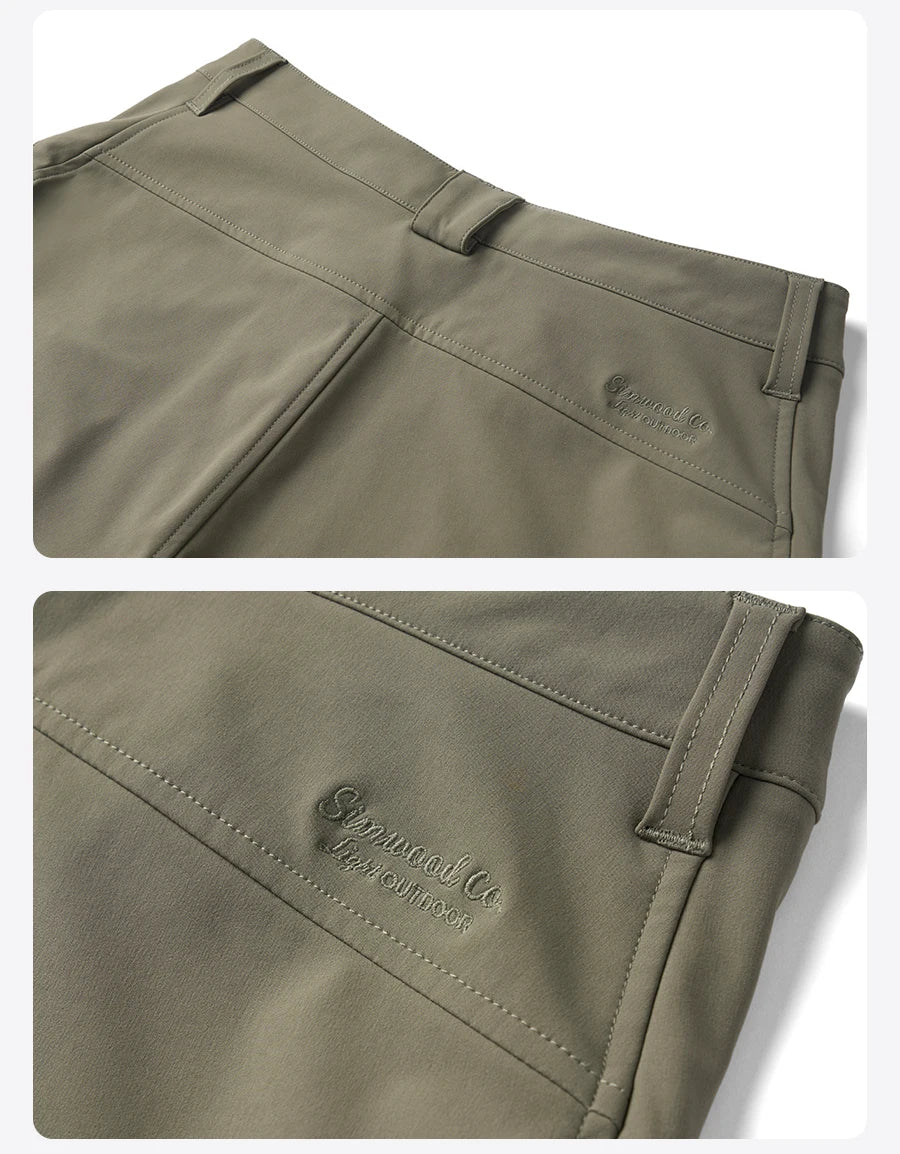 Loose Straight Water Repellent Softshell Hiking Trouser
