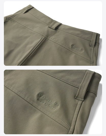 Loose Straight Water Repellent Softshell Hiking Trouser