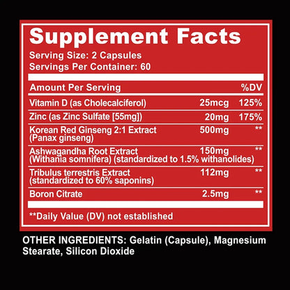 Boosts Muscle, Strength and Endurance, Hormone Balance