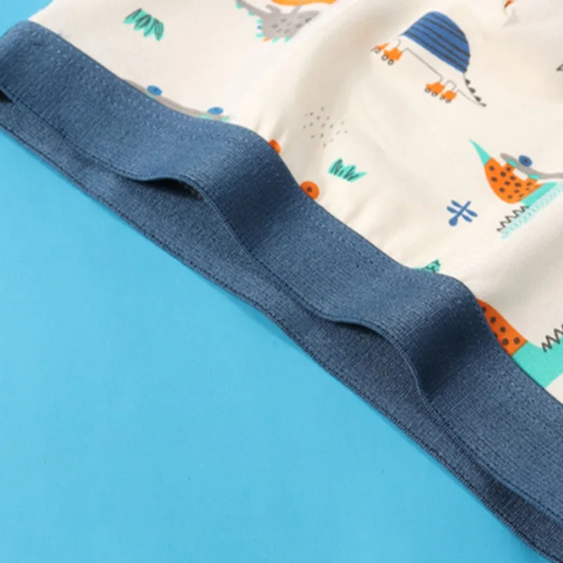 4Pcs Cute Dinosaur Boys Cotton Antibacterial Breathable Underwear