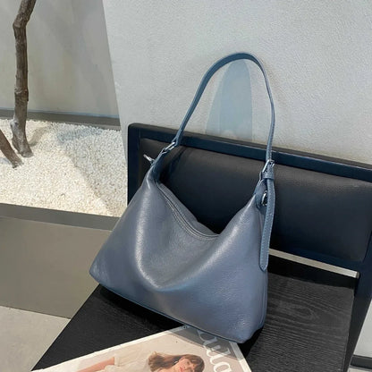 Luxury Full-Grain Leather Crossbody Bag for Women