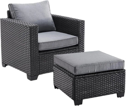Sofa Set, Outdoor Furniture with Ottoman