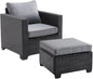 Sofa Set, Outdoor Furniture with Ottoman