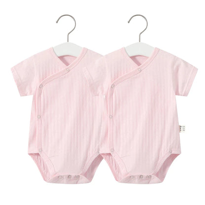 2Pcs Newborn Baby Girls Romper Pure Cotton Bodysuit