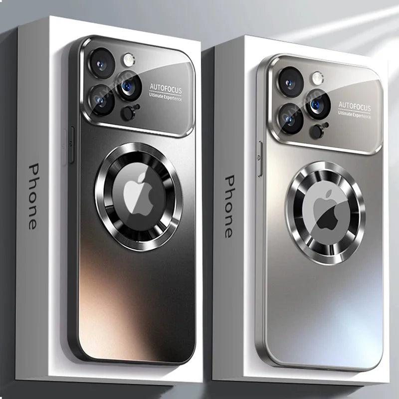 Luxury Glass Camera For Magesafe Magnetic Wireless