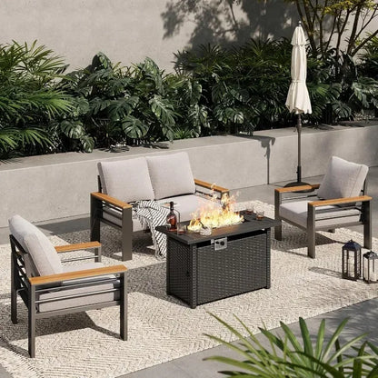 Outdoor Sectional with Coffee Table, Patio Sets