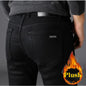Stretch Black Biker Denim Mens Comfortable Jeans