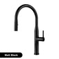 Luxury Brushed Gold Brass Pull Out Kitchen Faucet