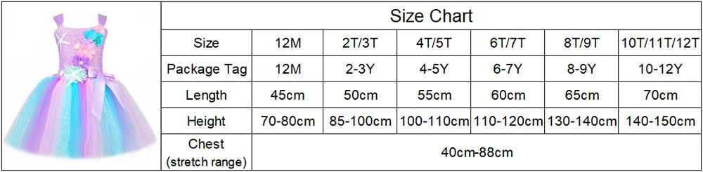 Princess Mermaid Tutu Dresses Costume for Kids