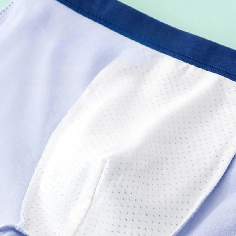 4PCS Boys Cute Cotton Antibacterial Breathable Print Underwear