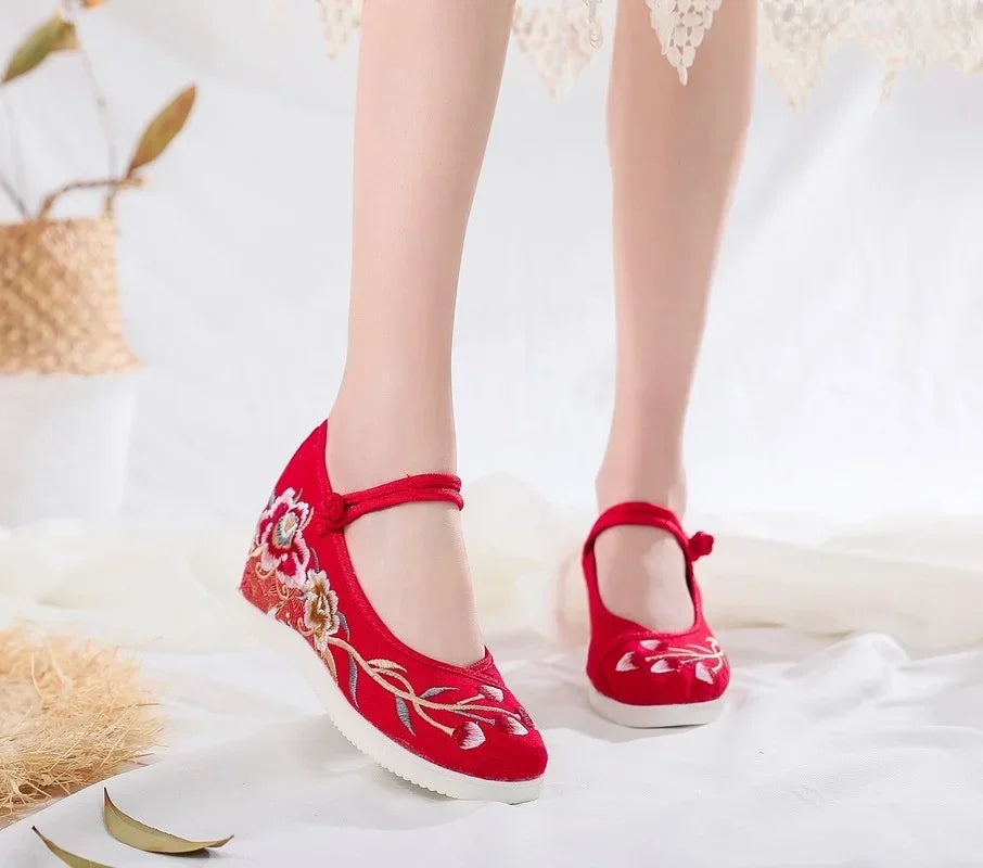 Woman Casual Ethnic Style Canvas Vintage