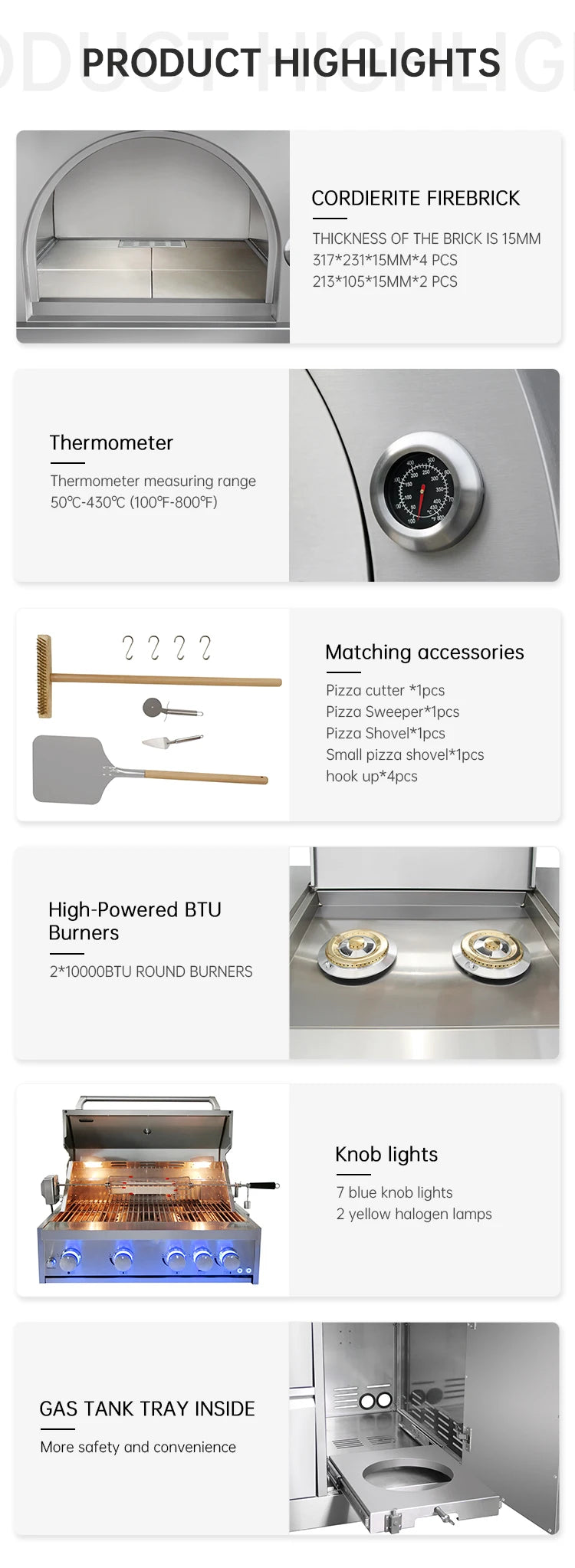 Black/grey Garden/patio Outdoor Bbq Kitchen Pod