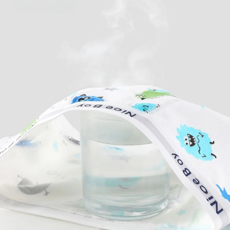 4PCS Boys Cute Cotton Comfort Antibacterial Underwear