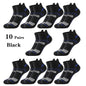 10 Pairs Men Ankle Athletic Socks