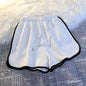 Striped Mini Sports Shorts Women Fashion Casual