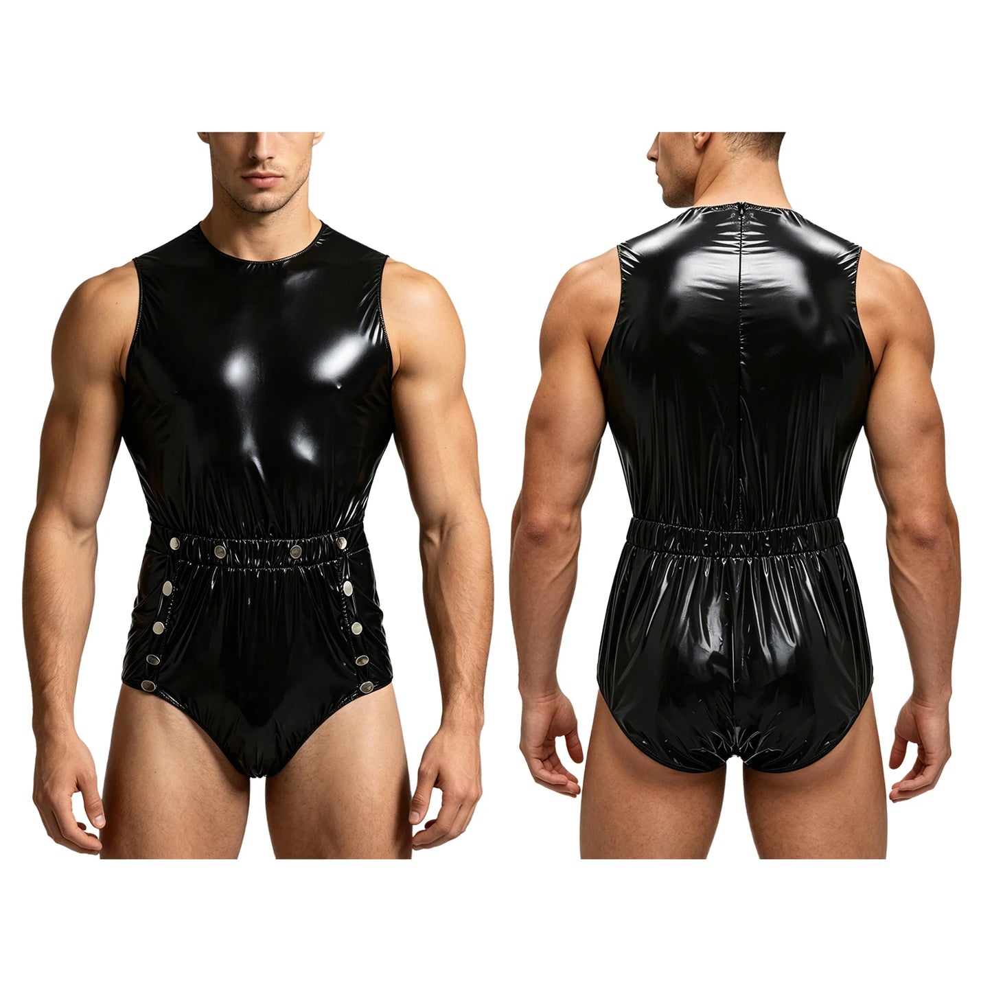 Mens Tear Away Backless, Nightclub Party Jumpsuit