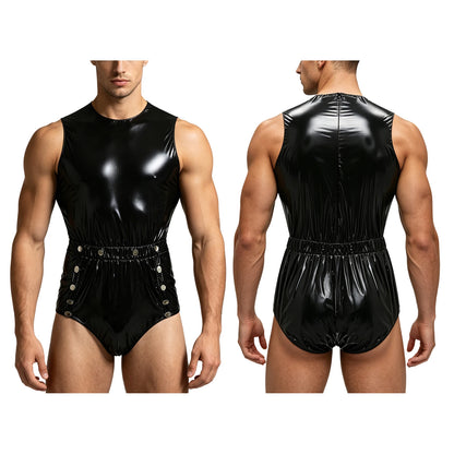 Mens Tear Away Backless, Nightclub Party Jumpsuit