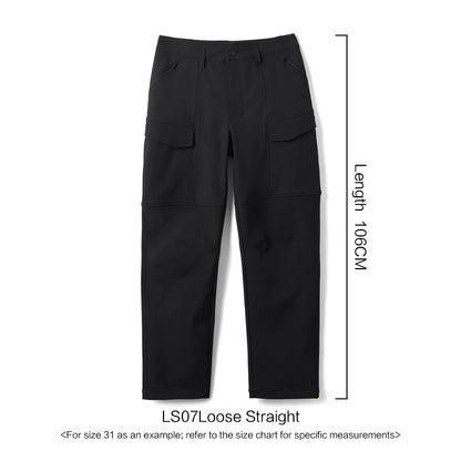 Loose Straight Water Repellent Softshell Hiking Trouser