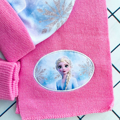 Girls Scarf Hat Glove Elsa Cartoon Cosplay