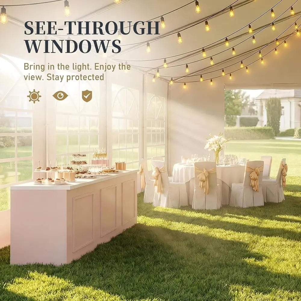 Waterproof Outdoor Party Tent with Removable Walls