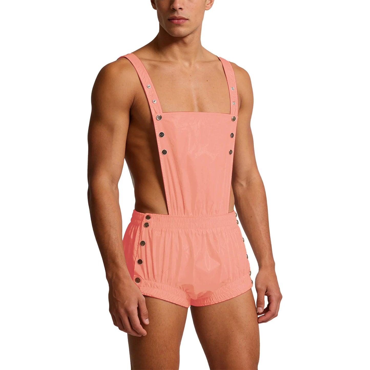 Mens Tear Away Backless, Nightclub Party Jumpsuit